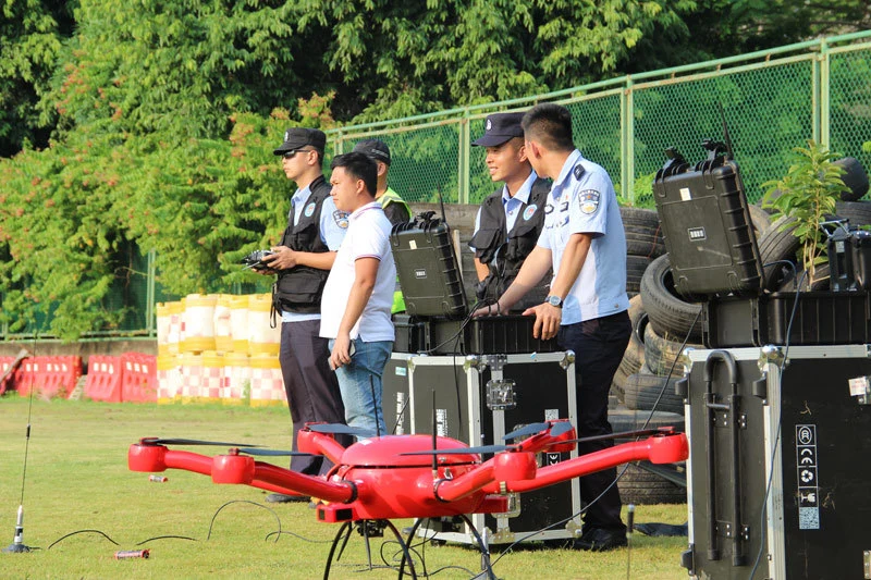 “空中奇兵”显威！广西边检总站举办无人机技能练兵
